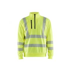 Huomiovärinen highvis college lyhyellä vetoketjulla Blåkläder 3564