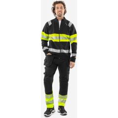 Huomioväriset stretch riipputaskuhousut lk1 Fristads 2906 GWM