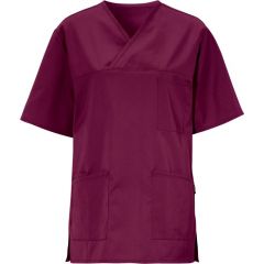 Hejcon puuvillapolyesteriä oleva työpaita Kerry. Käytännöllinen työtunika siivousalalle, kauneudenhoitoon, hoitoalalle, terveydenhoitoon, hammashuoltoon. Unisex mitoitus, työpaita sopii sekä miehille työpaidaksi että naisille.