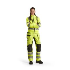 Huomioväriset naisten stretch riipputaskuhousut Blåkläder  7163 3399