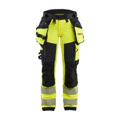 Naisten huomioväriset riipputaskuhousut 4-way stretch  Blåkläder 7022