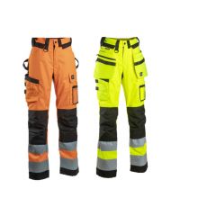 Naisten huomioväriset työhousut, lk2 Dimex 6155
