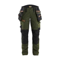 STRIKER Naisten riipputaskuhousut stretch Blåkläder 7170