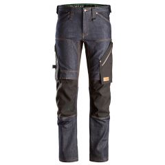 Joustavat työhousut FlexiWork Denim Snickers 6956