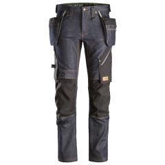 Snickers denim-työfarmarit riipputaskuilla 6955