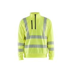 Huomiovärinen highvis college lyhyellä vetoketjulla Blåkläder 3564