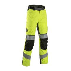 Huomioväriset tikkivuorelliset talvihousut lk2 Dimex 6103