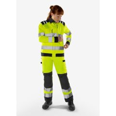 Fristads Green naisten huomiovärinen takki LK 3 4068 GPLU
