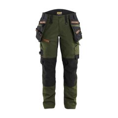 STRIKER Naisten riipputaskuhousut stretch Blåkläder 7170